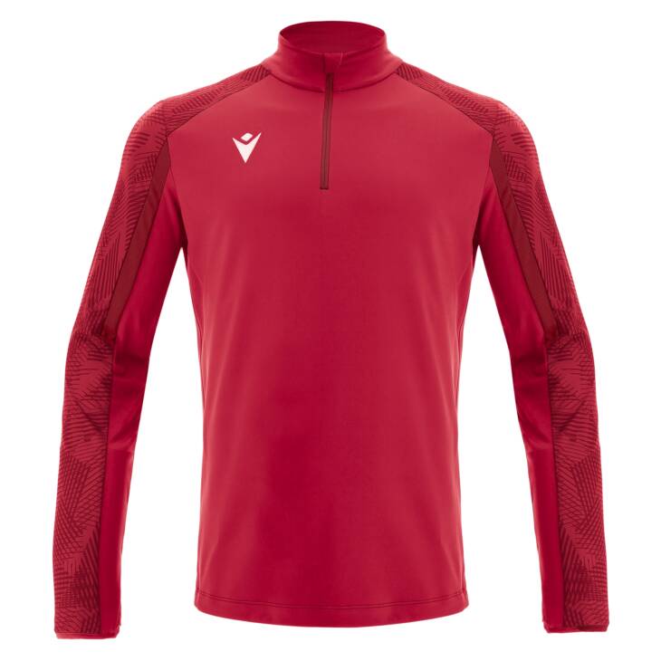 NARYN 1/4 ZIP TOP RED/DRED,L - Slika 4