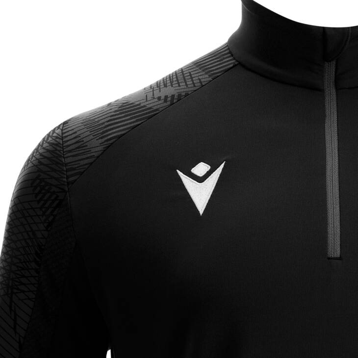 NARYN 1/4 ZIP TOP BLK/DGRY,XL - Slika 3