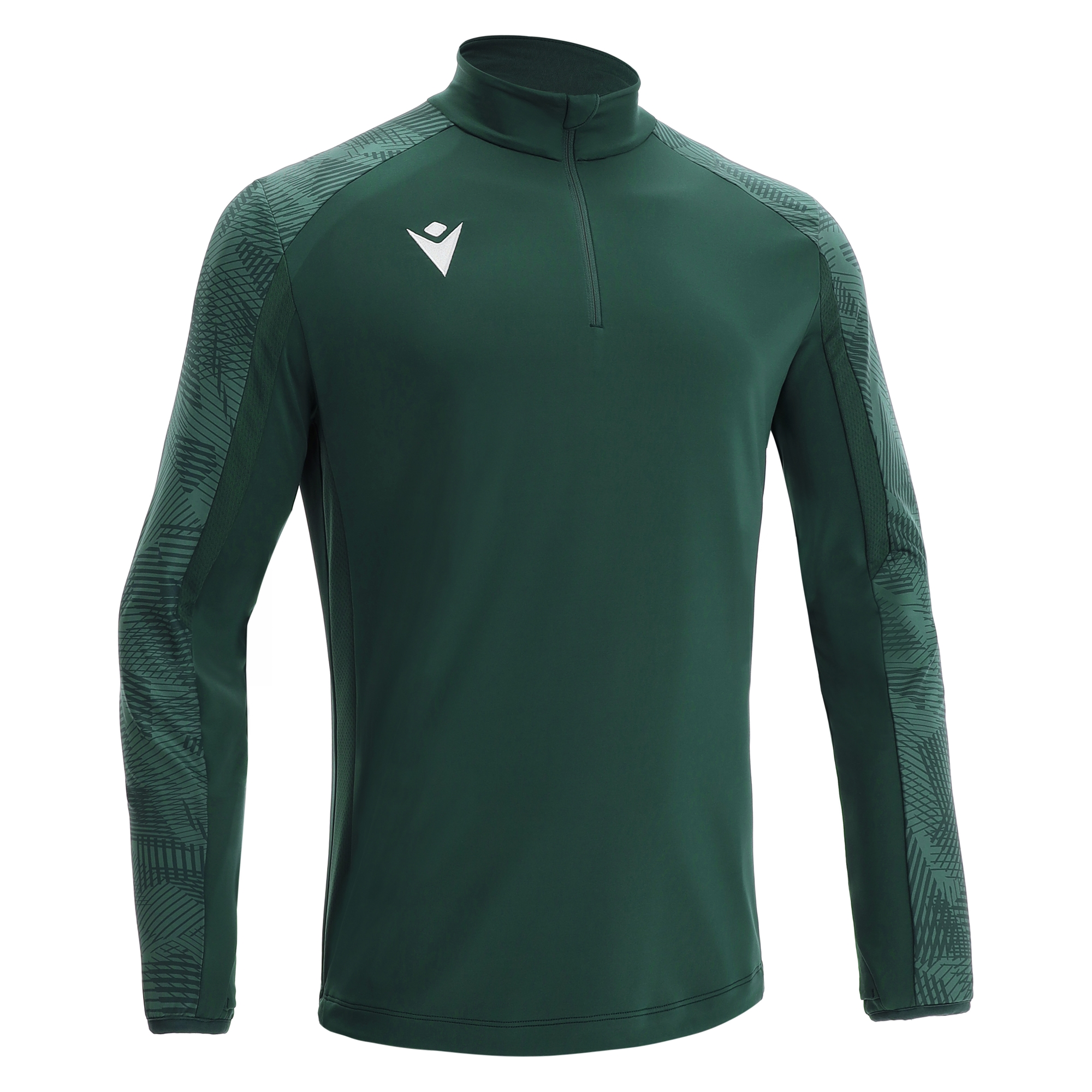 NARYN 1/4 ZIP TOP BGRN/LBGRN,M