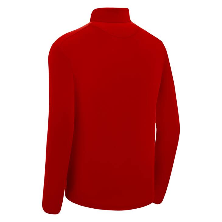 FRASER 1/4 ZIP TOP RED/WHT,XL - Slika 2
