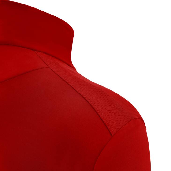 FRASER 1/4 ZIP TOP RED/WHT,XL - Slika 4