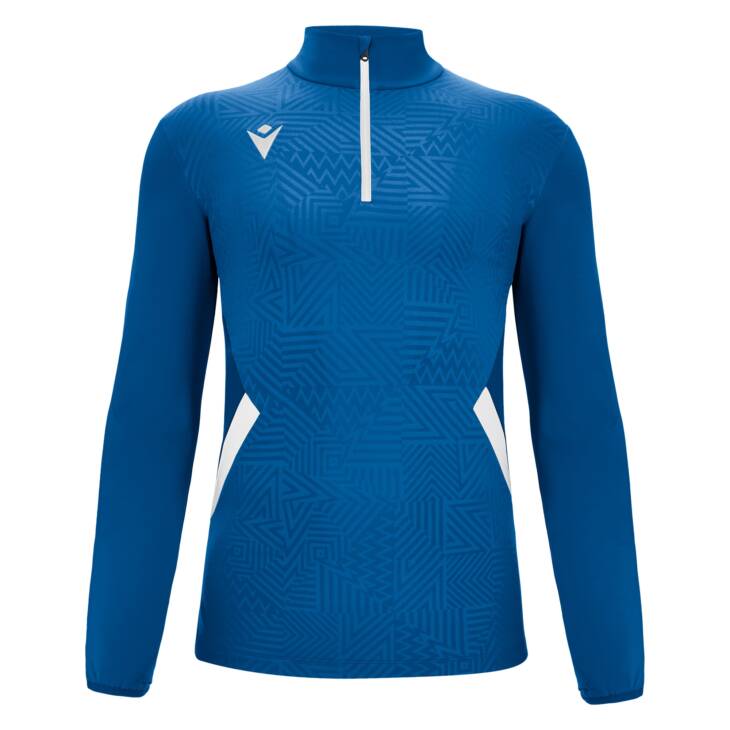 FRASER 1/4 ZIP TOP ROY/WHT,M - Slika 5