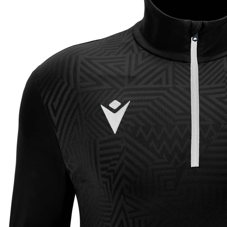 FRASER 1/4 ZIP TOP BLK/WHT,XXL - Slika 3