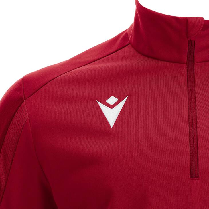 ARNO 1/4 ZIP TOP RED/DRED ,L - Slika 3