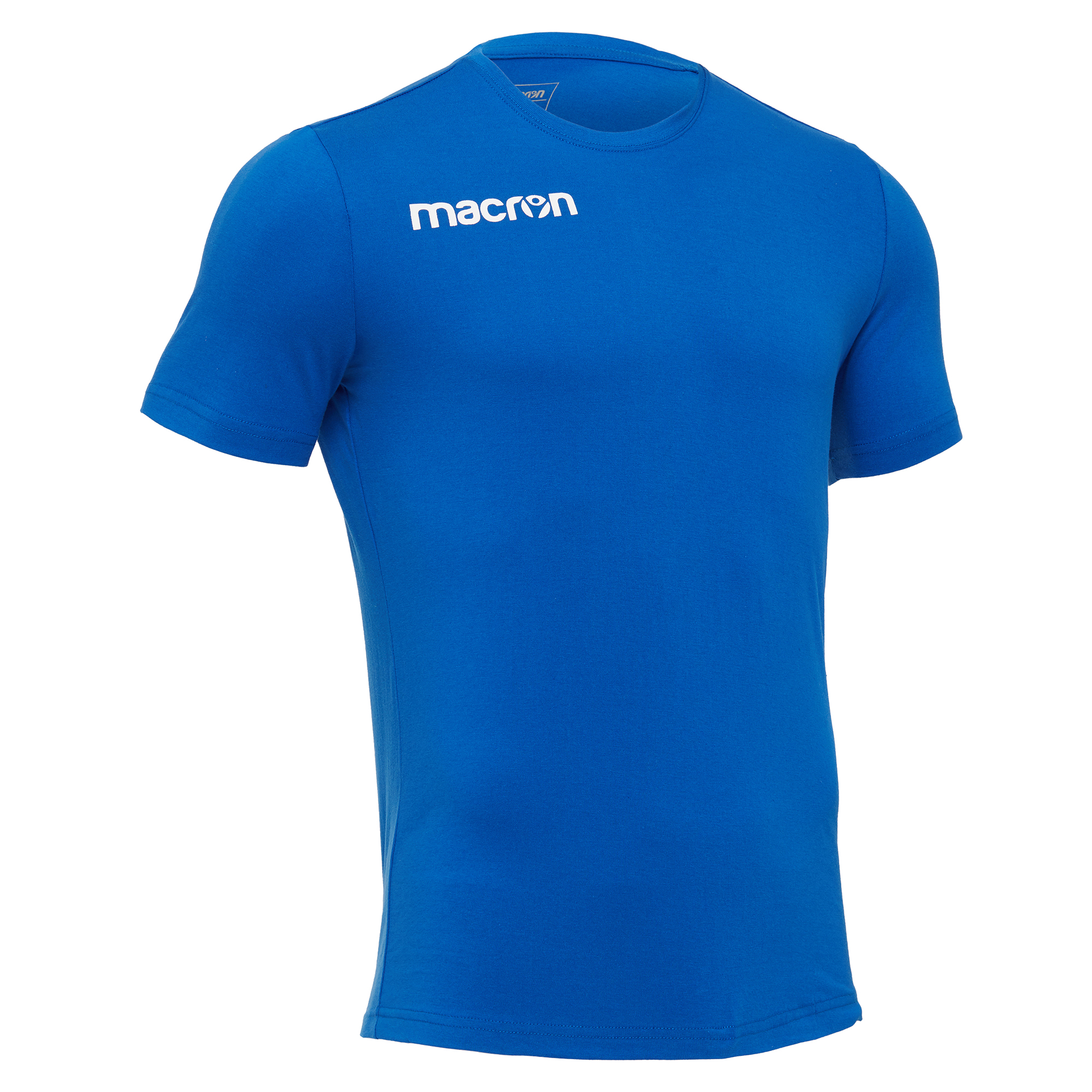 T-SHIRT BASIC BLU, M-MACRON