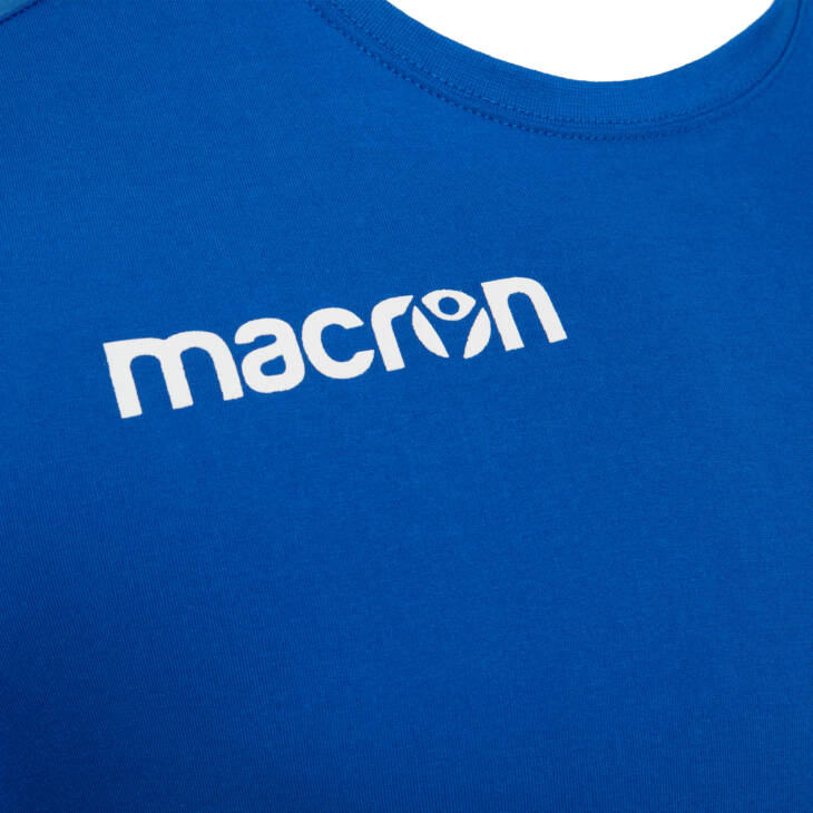T-SHIRT BASIC AZZURRO, XS-MACRON - Slika 4