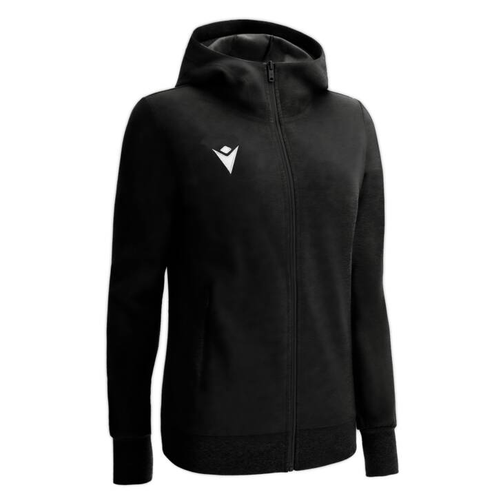 DRUM FULL LENGHT ZIP WOMAN HOODIE GRY MEL,M