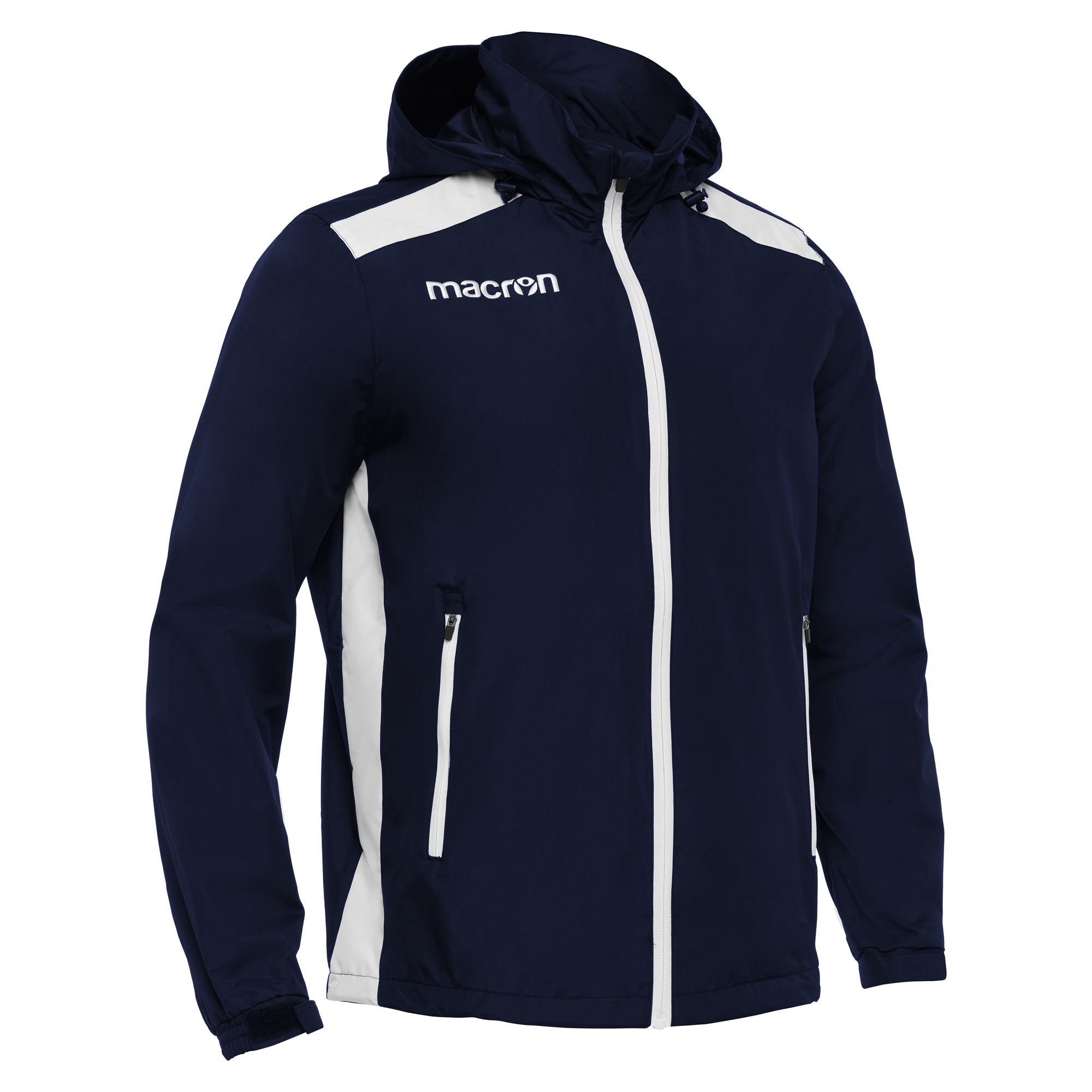 CALGARY FULL ZIP WINDBREAKER NAV/WHT, S