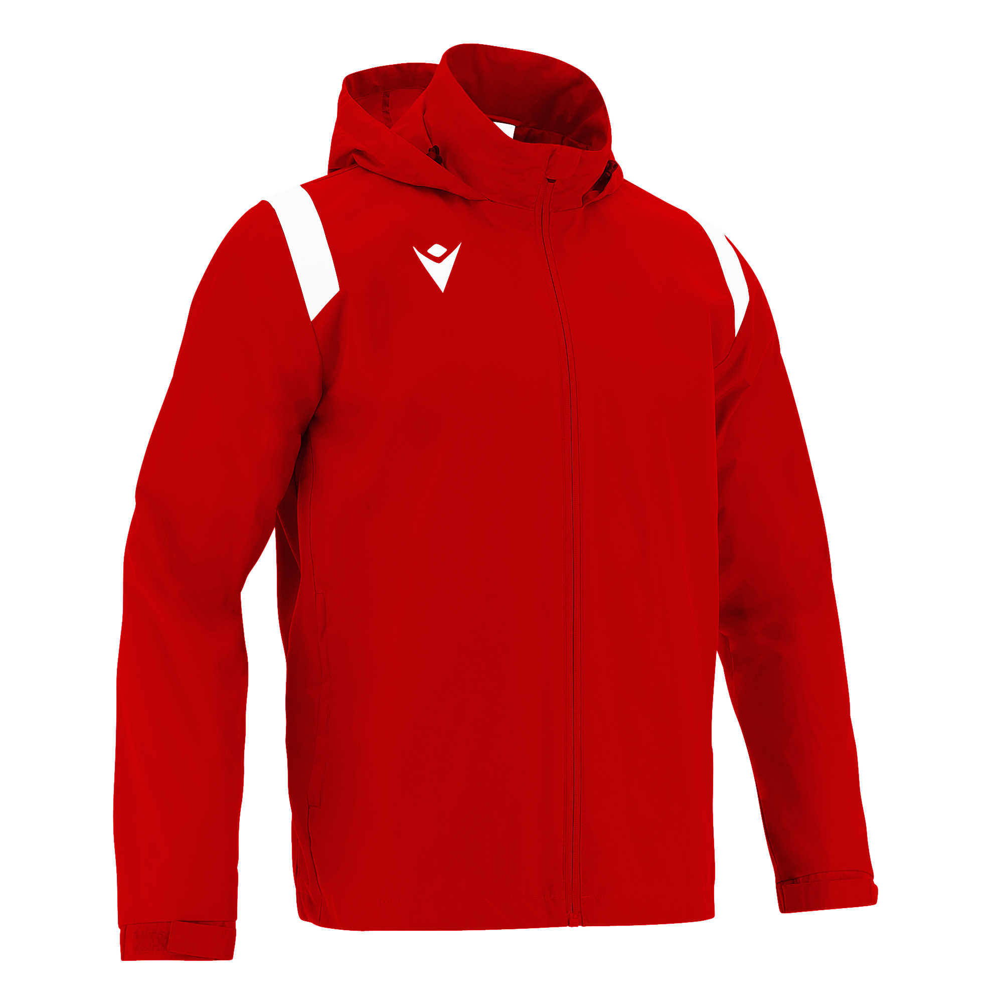 SARANSK FULL ZIP WINDERBRAKER RED/WHT ,XL