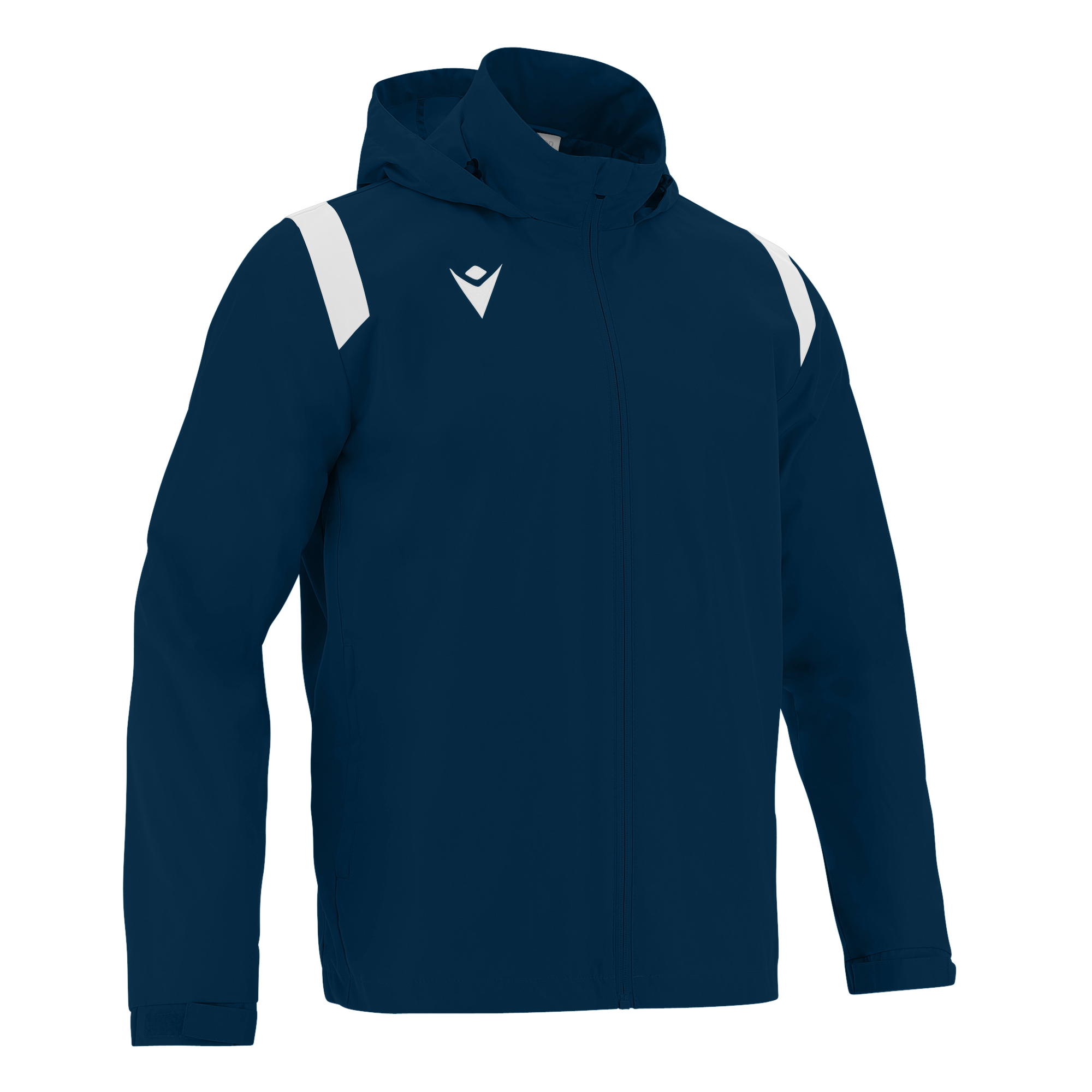 SARANSK FULL ZIP WINDERBRAKER NAV%WHT ,XS