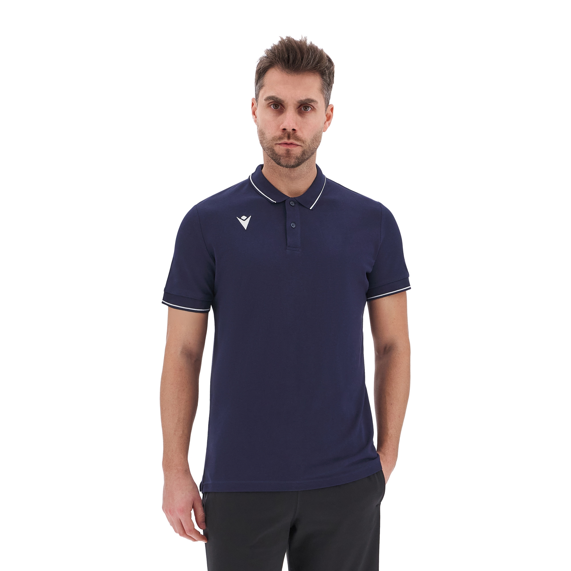 COMEDY ECO POLO NAV SS,XXL