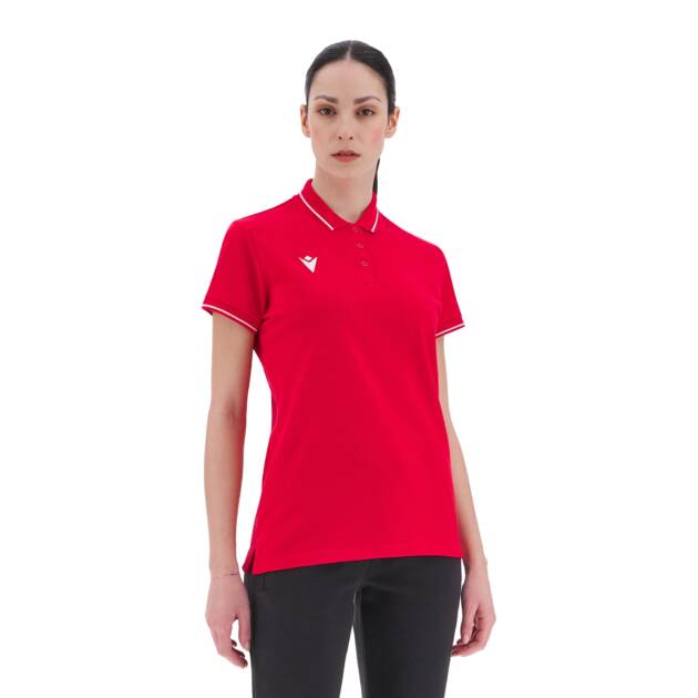 WALTZ ECO POLO WOMAN RED SS,M