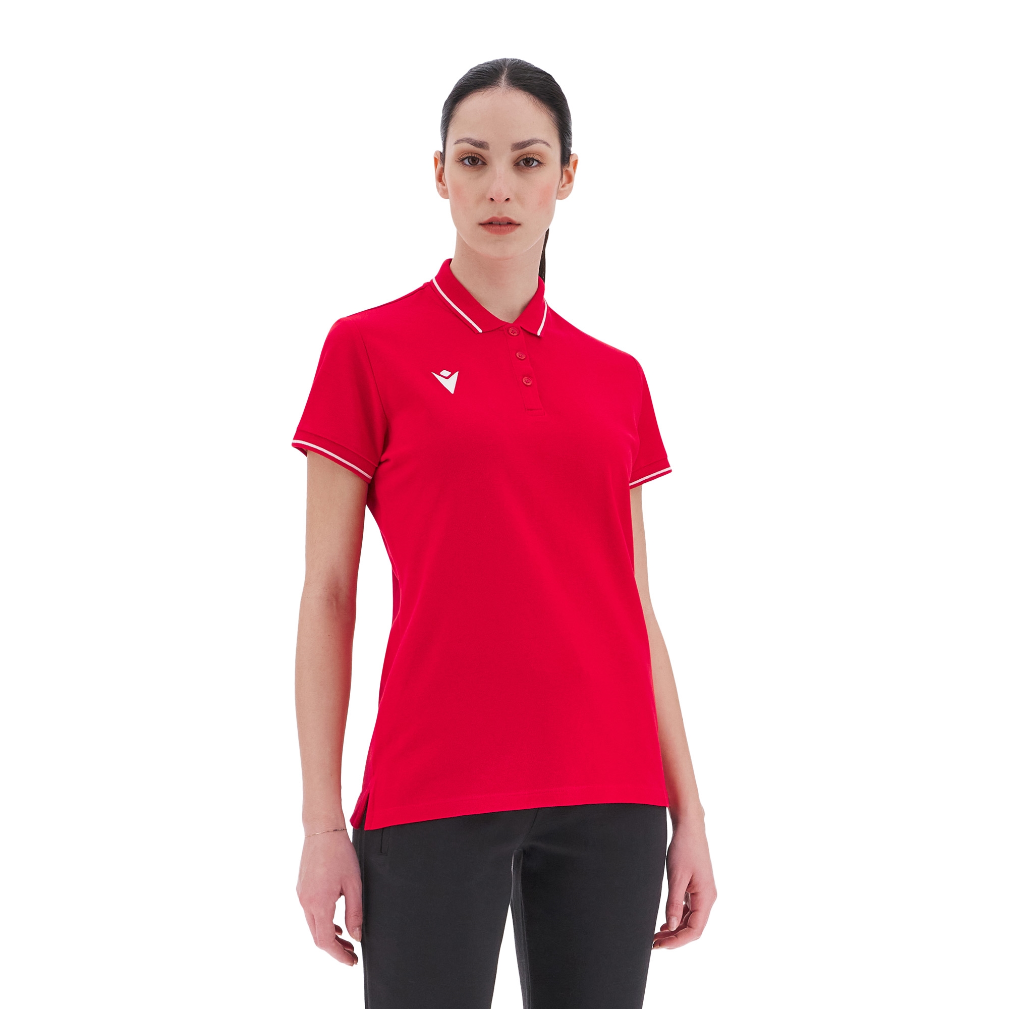 WALTZ ECO POLO WOMAN RED SS,M