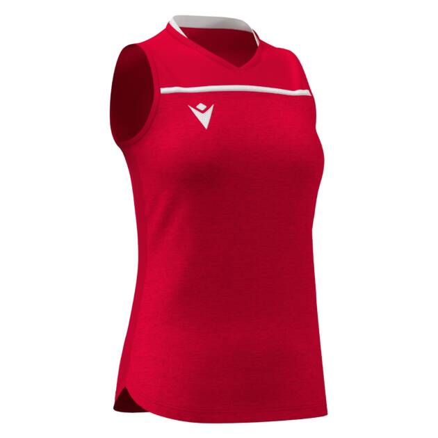 THALLIUM SHIRT WOMAN RED/WHT SL,L