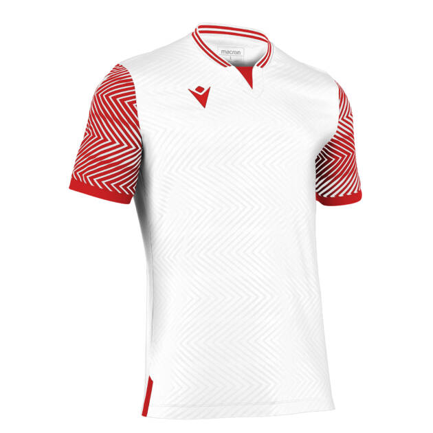 TUREIS SHIRT WHT/RED  SS,S