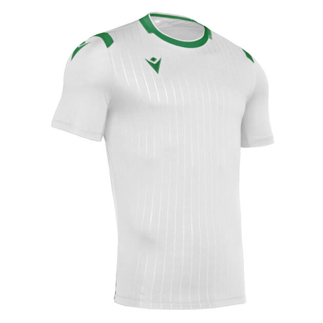 ALHENA SHIRT WHT/GRN  SS ,XXL