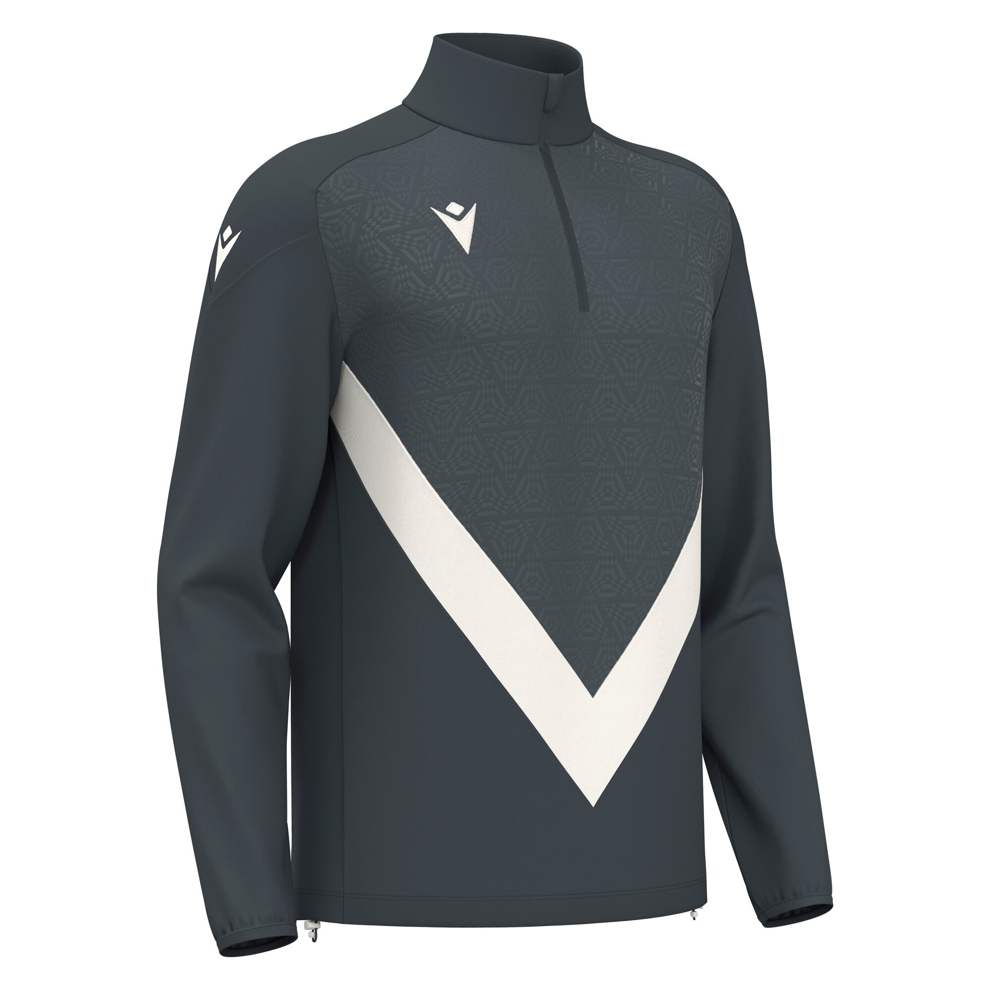 ANDUIN 1/4 ZIP TOP ANT/OFFW, 3XL