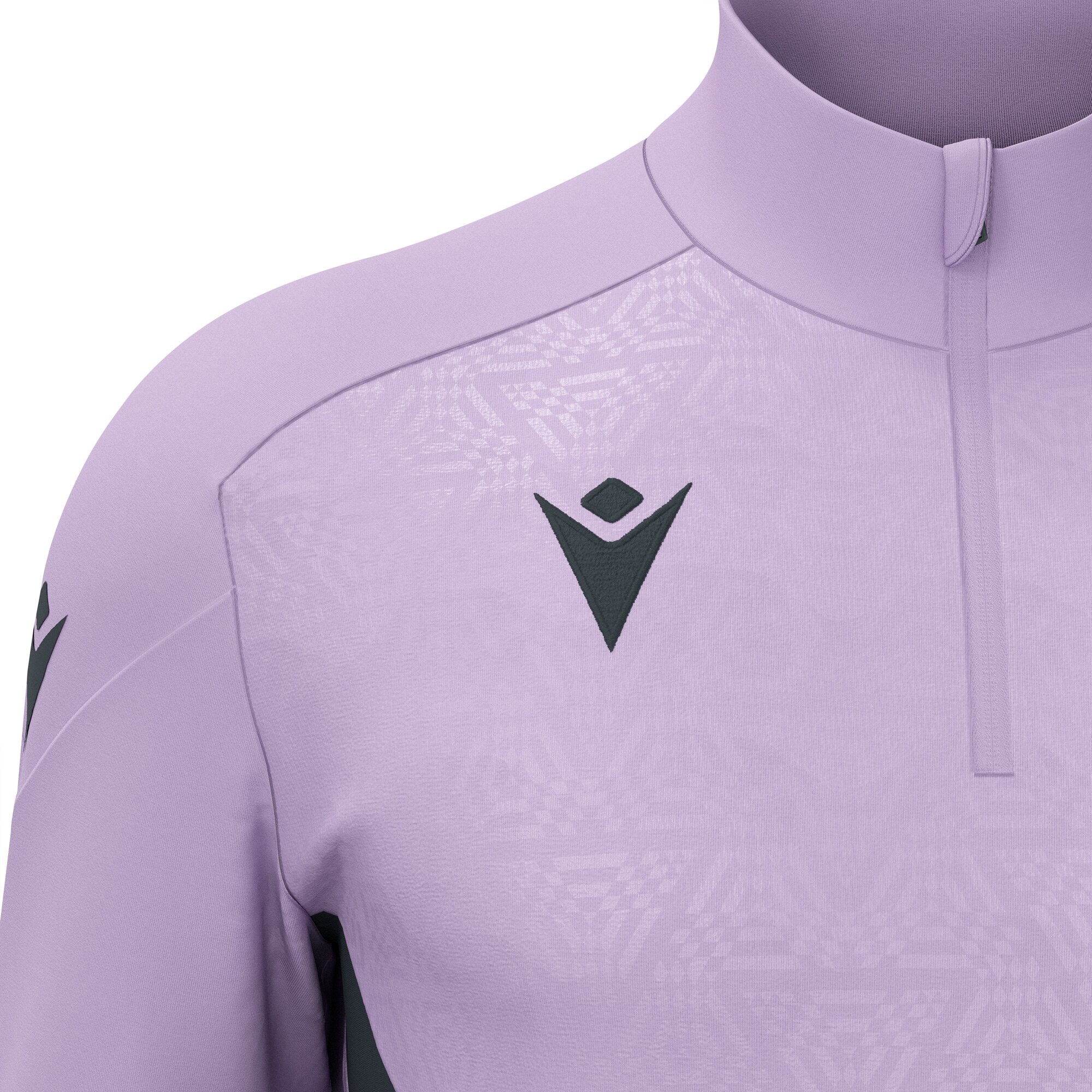 ANDUIN 1/4 ZIP TOP, LIL/ANT,XL - Slika 3