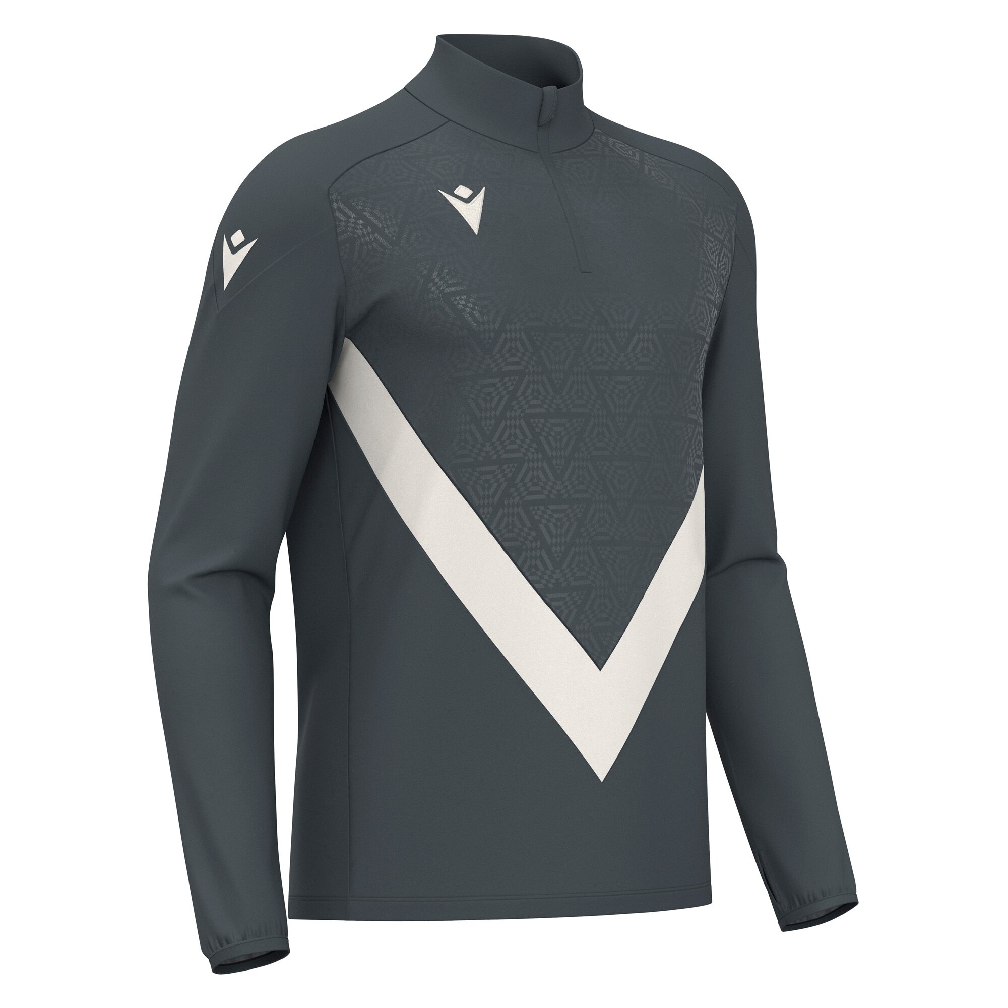 YARUGA 1/4 ZIP TOP ANT/OFFW,XL