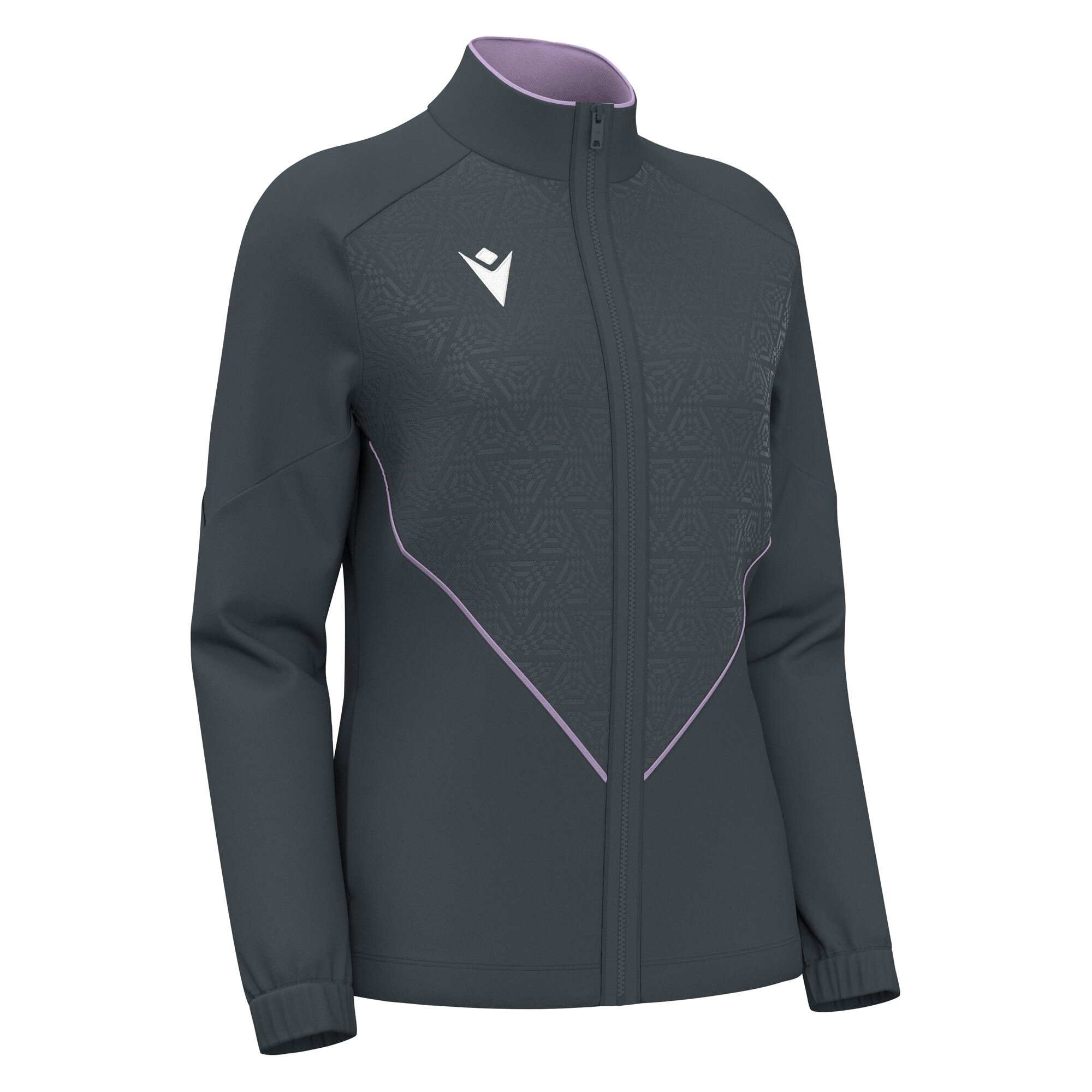 ARTEMIS WMN FULL ZIP TOP ANT/LIL ,L