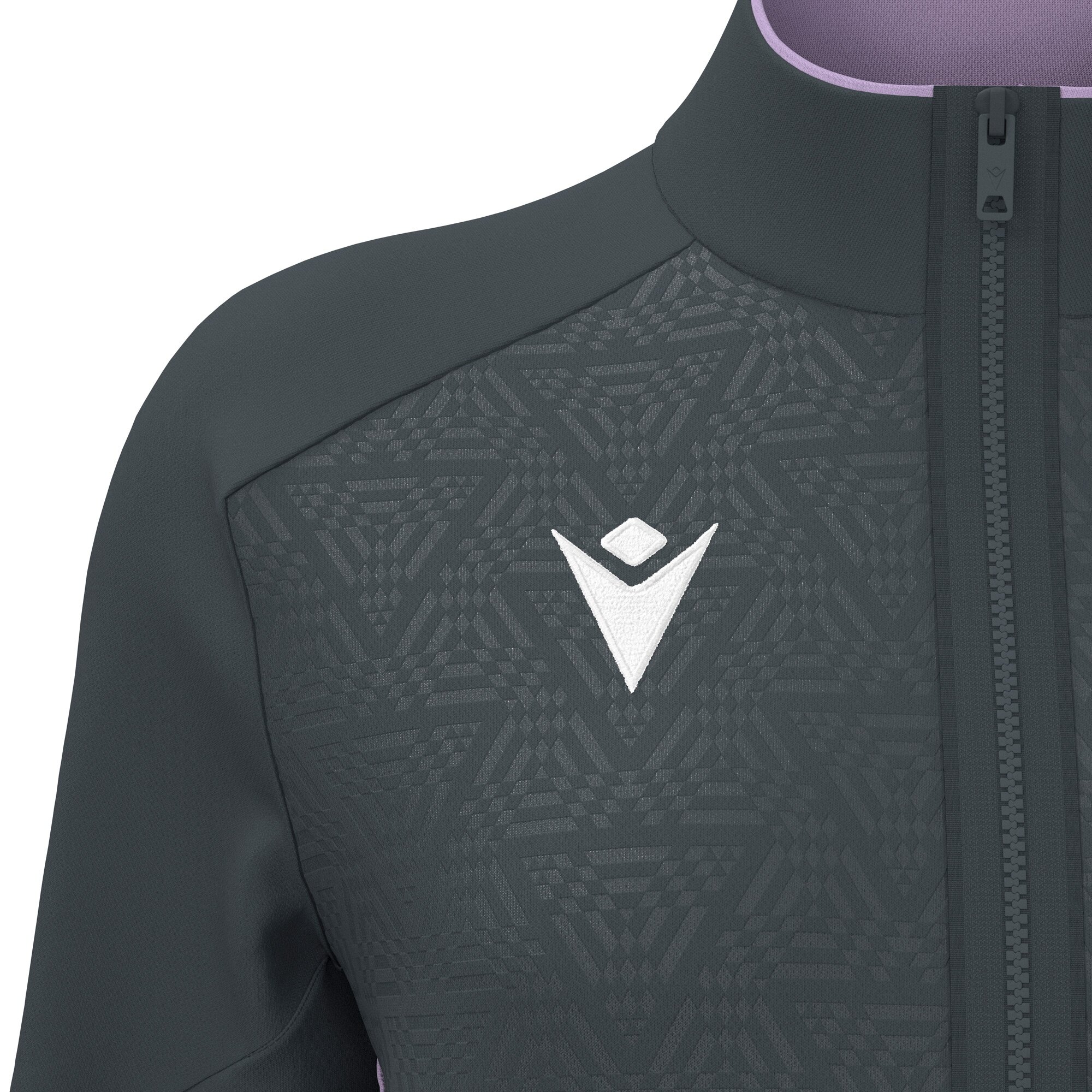 ARTEMIS WMN FULL ZIP TOP ANT/LIL ,L - Slika 3