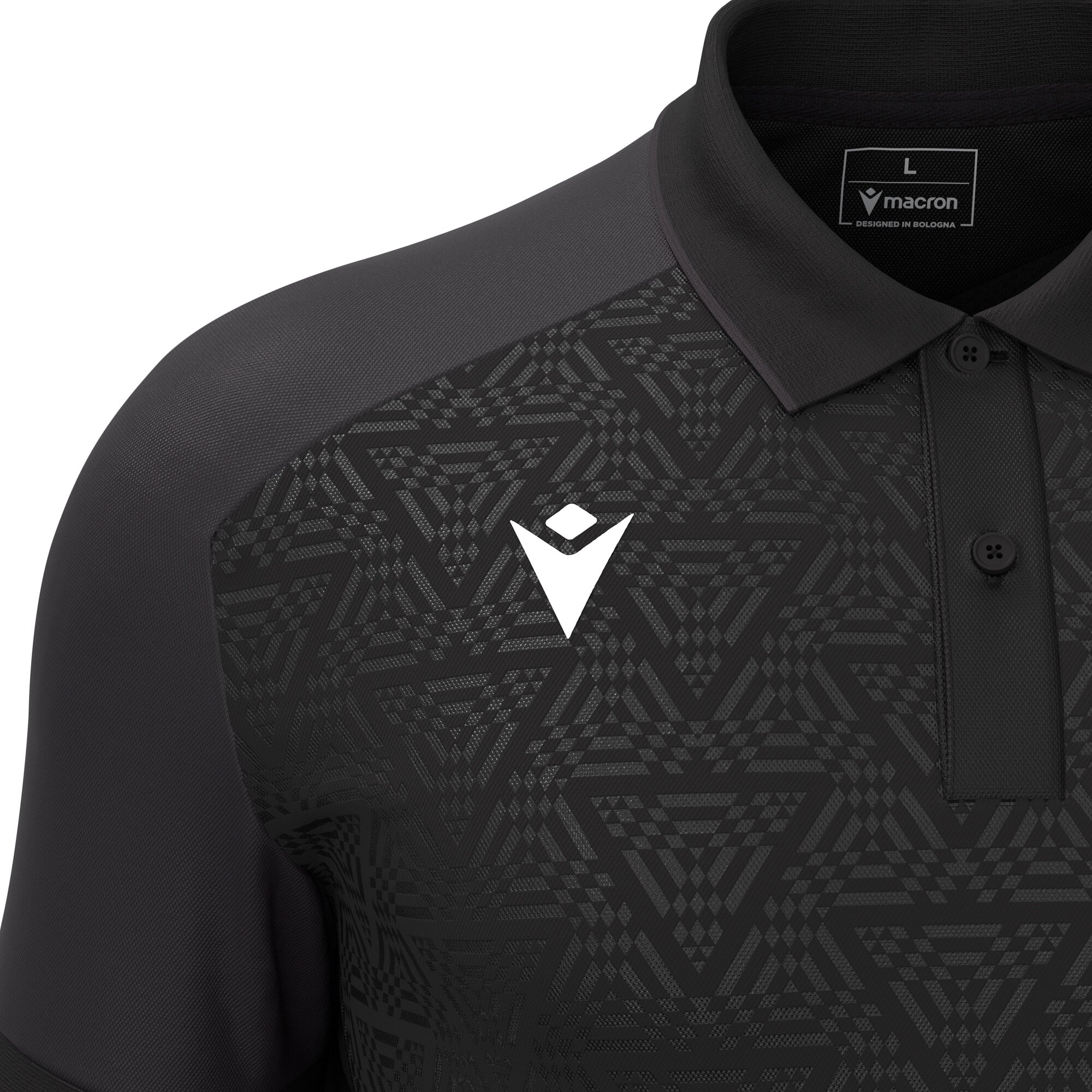 BALDWIN POLO BLK/DGRY,M - Slika 3