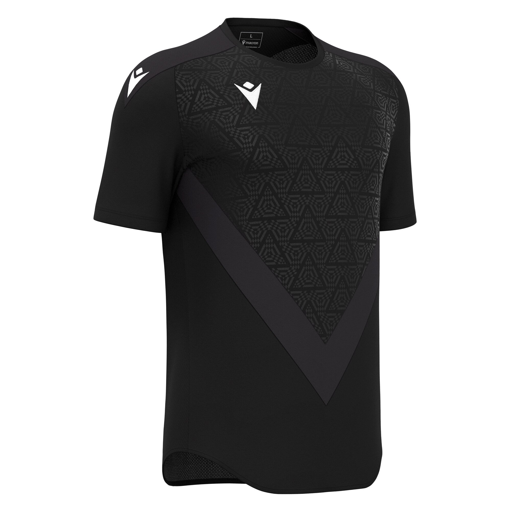 WISP SHIRT SS BLK/DGRY XXL